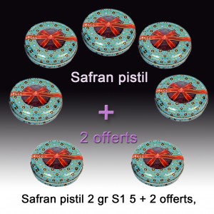 Safran pistil 2 gr 5 x 2 gratuits