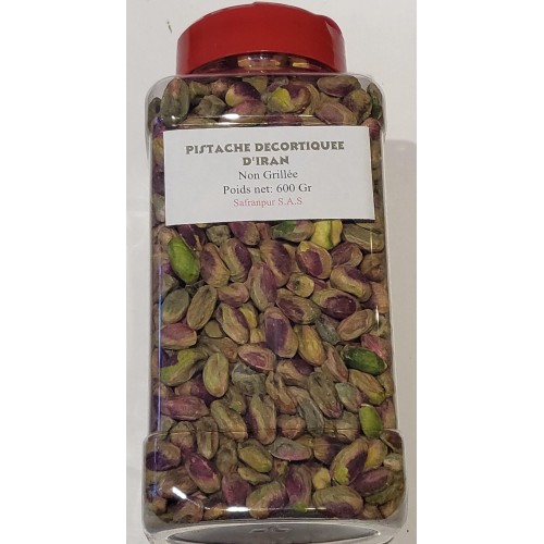 Pistache décortiquée non grillée - 600 gr