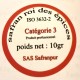 Safran poudre 10Gr Catégorie 3