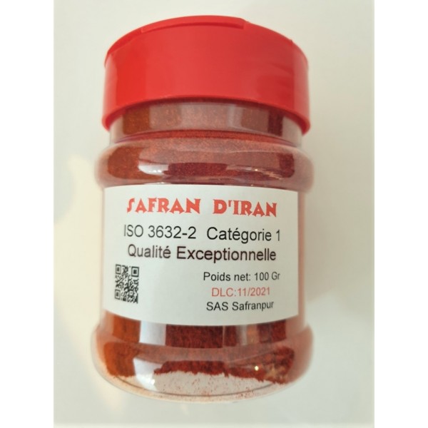100 Gr Safran poudre Top des Top Catégorie 1