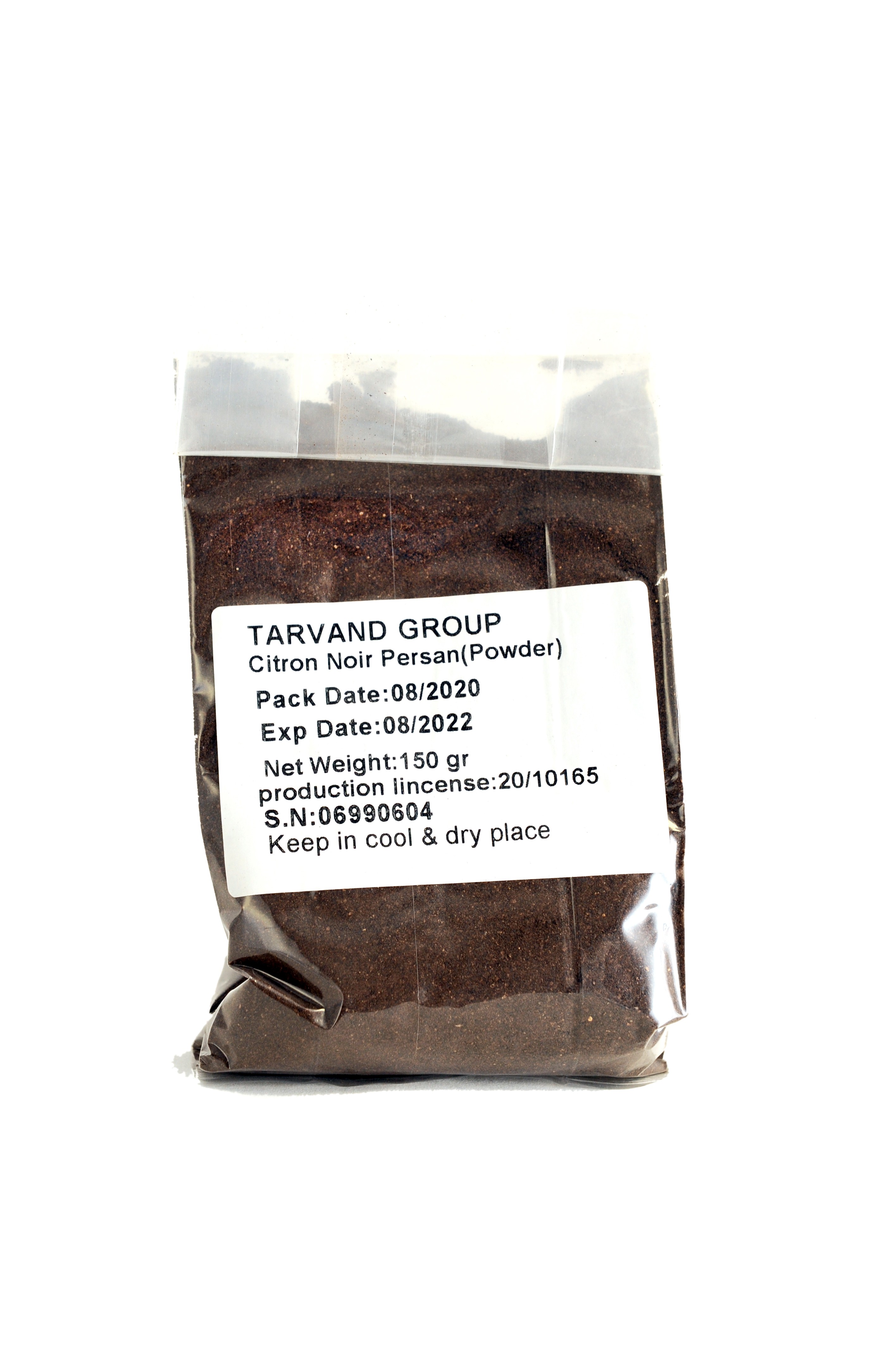Citron noir en poudre 250 gr X3 soit 750 GR