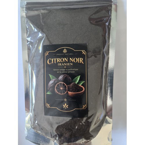 Citron noir en poudre 150 gr