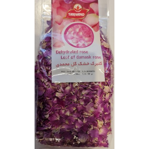 Pétales de rose séchées 50 Gr